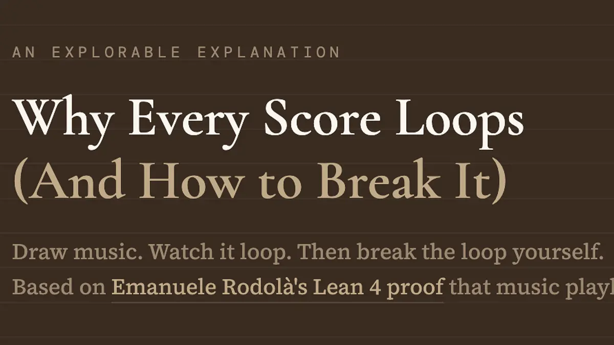 Cover for Why Every Score Loops